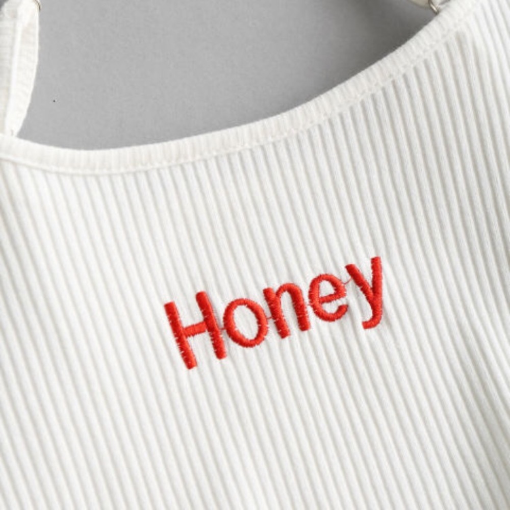 💙SOLD💙Honey Crop Rib Tank